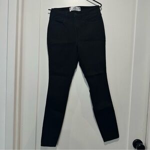 Hollister Black Curvy High Rise Super Skinny Stretch Jeans